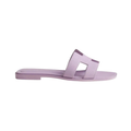 Hermès Oran sandal in Violet Amethyst