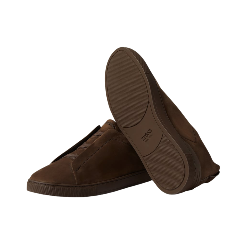 Hermes Triple Stitch™ SECONDSKIN Sneakers - Dark Brown