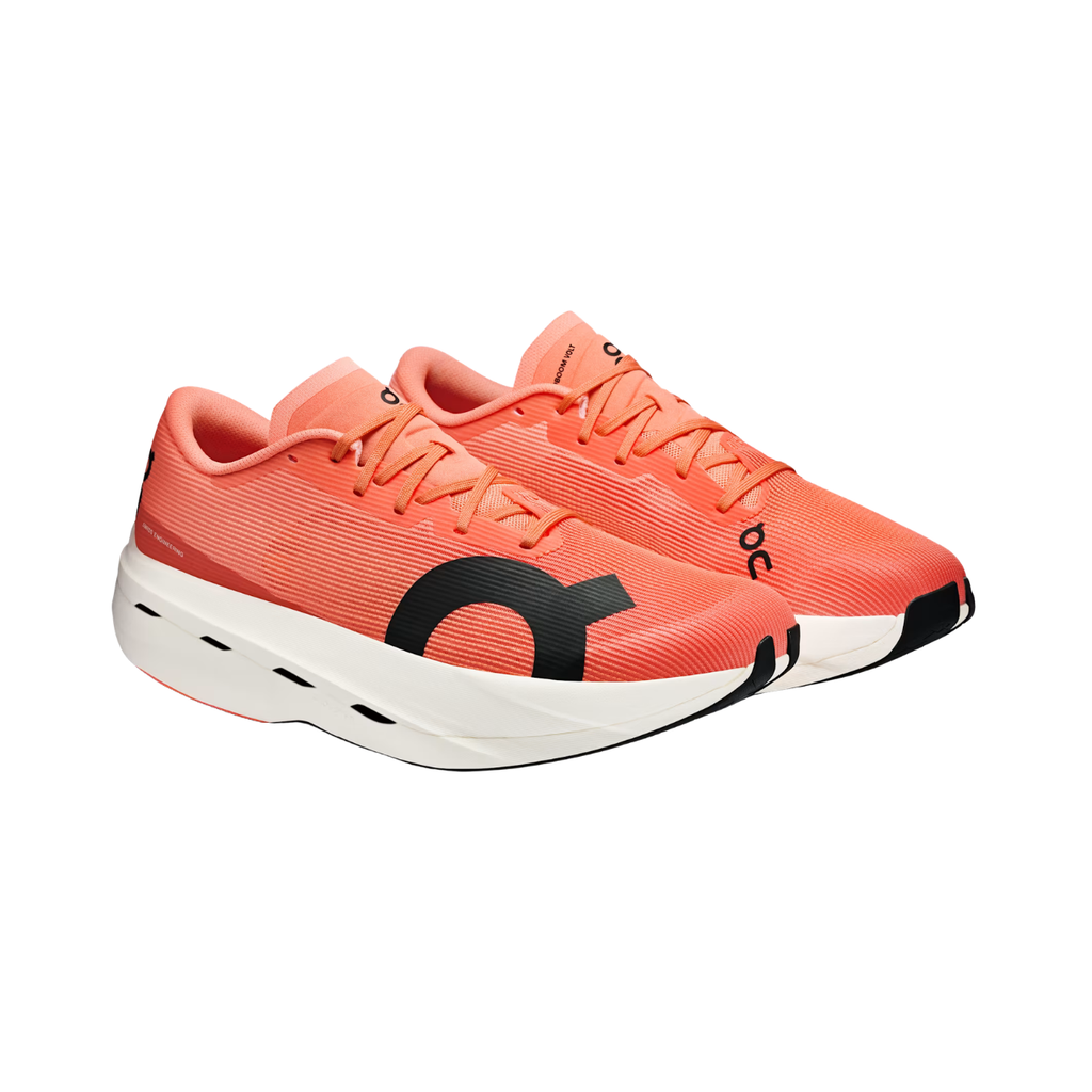 On Cloudboom Strike Orange white