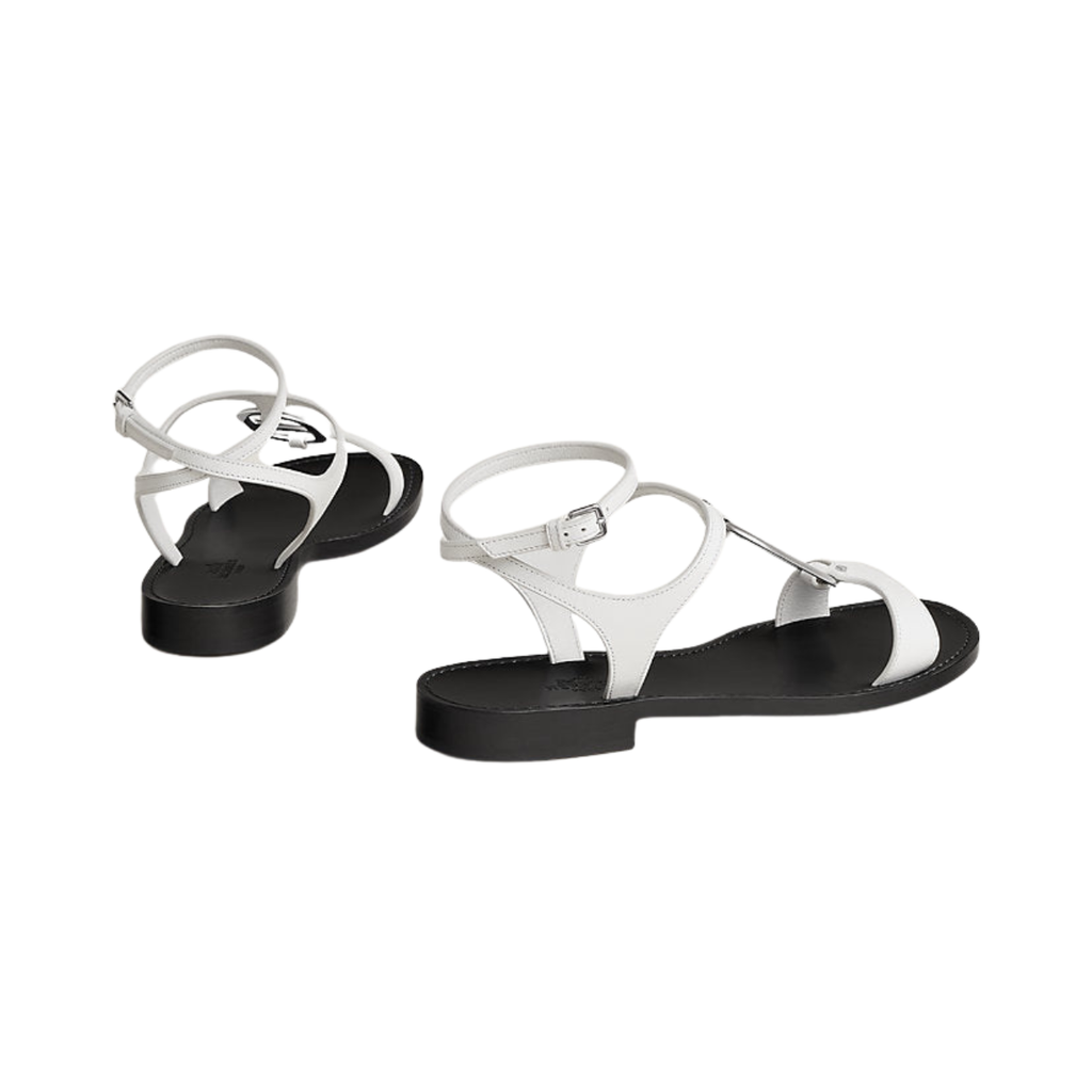 Hermès Marinella sandal 'Blanc'