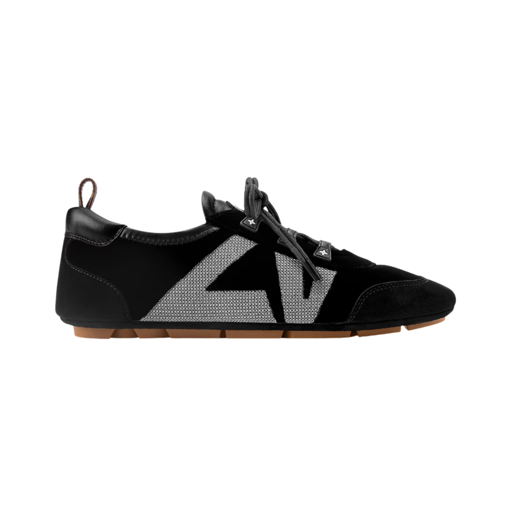Louis vuitton lv sneakerina black velvet sneakers