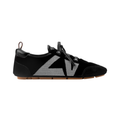 Louis vuitton lv sneakerina black velvet sneakers