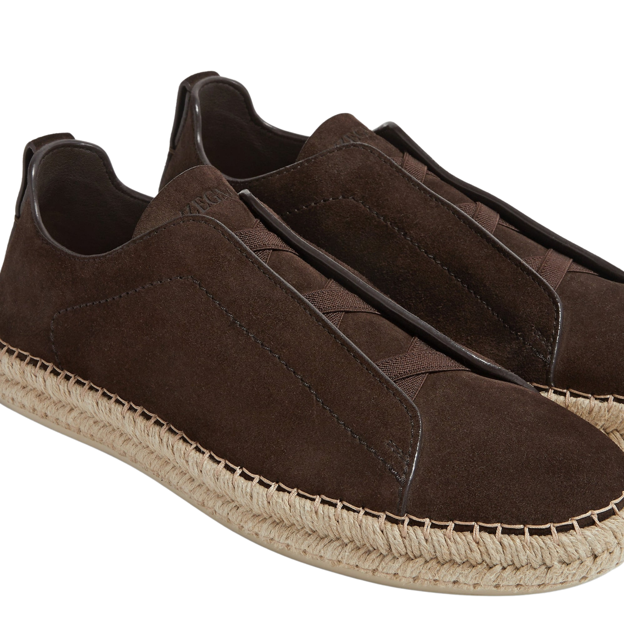 Hermes Triple Stitch™ Espadrilles - Dark Brown Suede