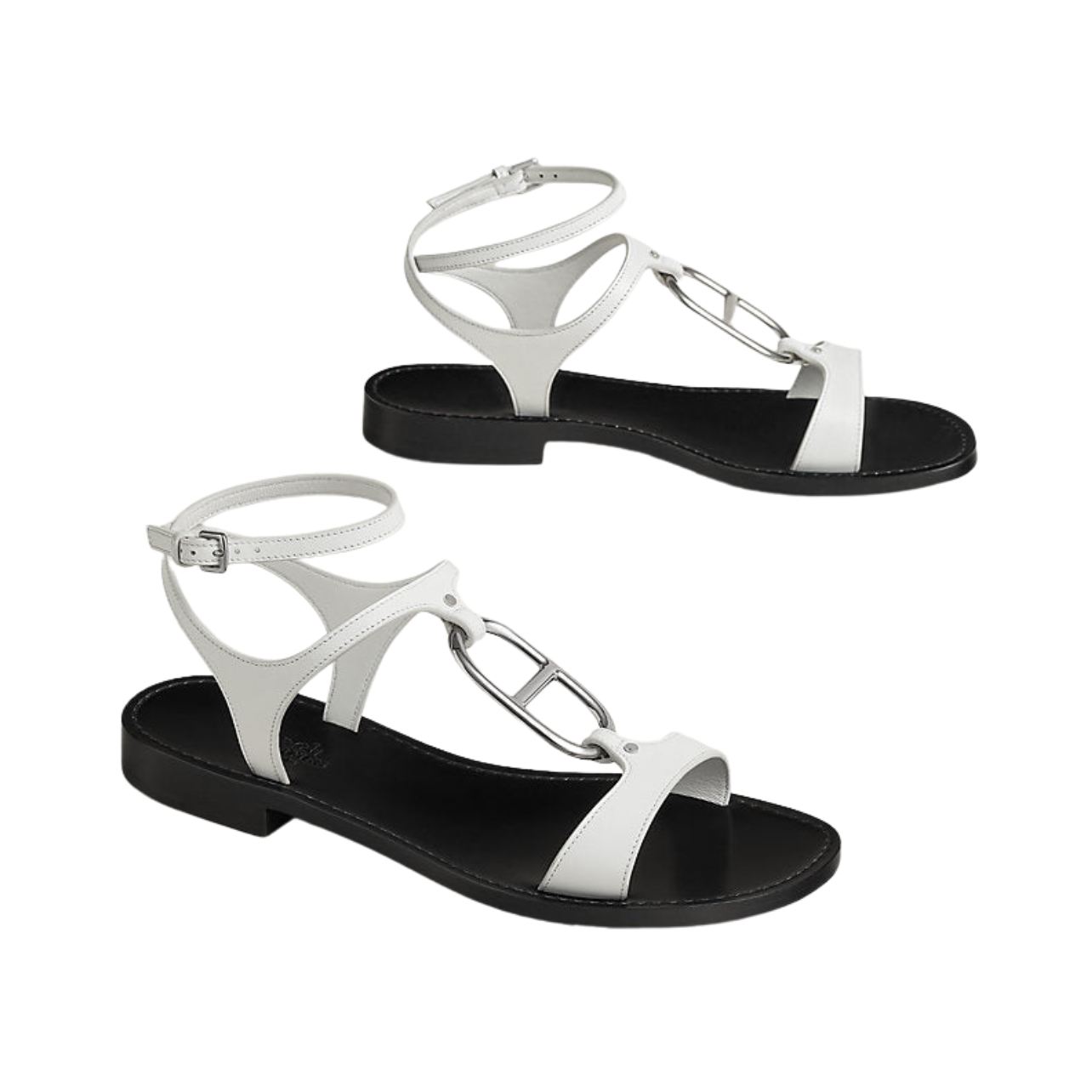 Hermès Marinella sandal 'Blanc'