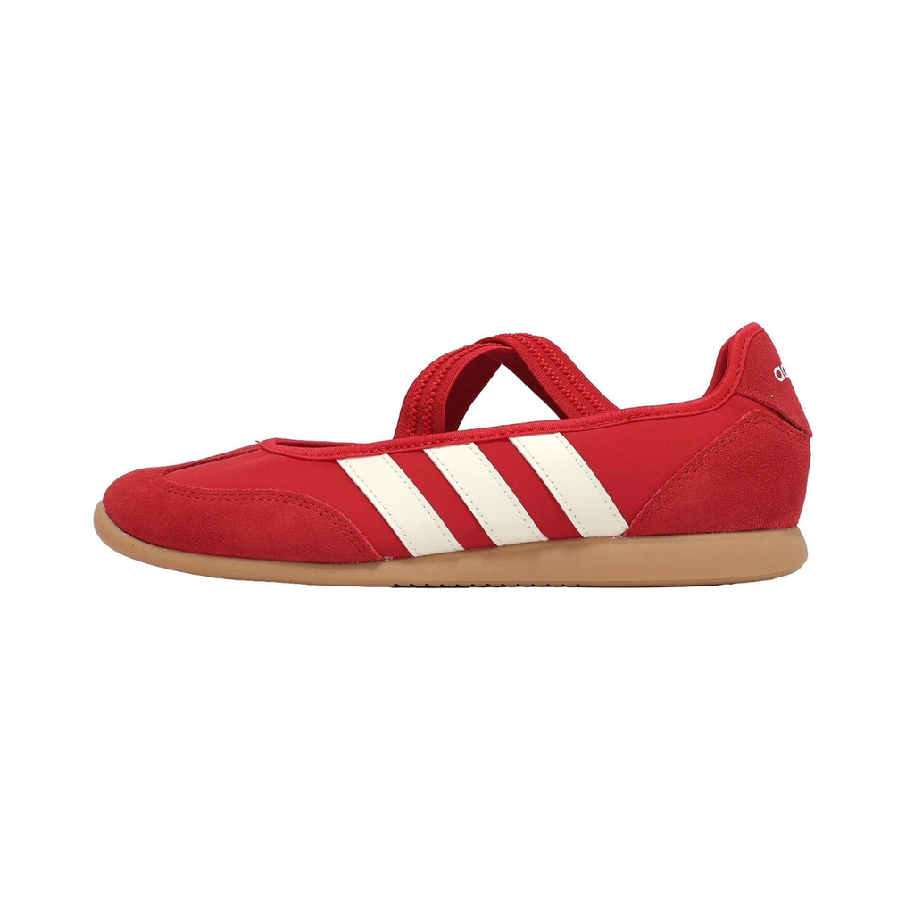 Adidas Barreda Mary Jane Better Scarlet Off White ballet falts