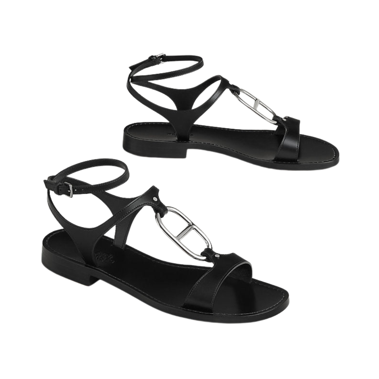 Hermès Marinella sandal 'Noir'