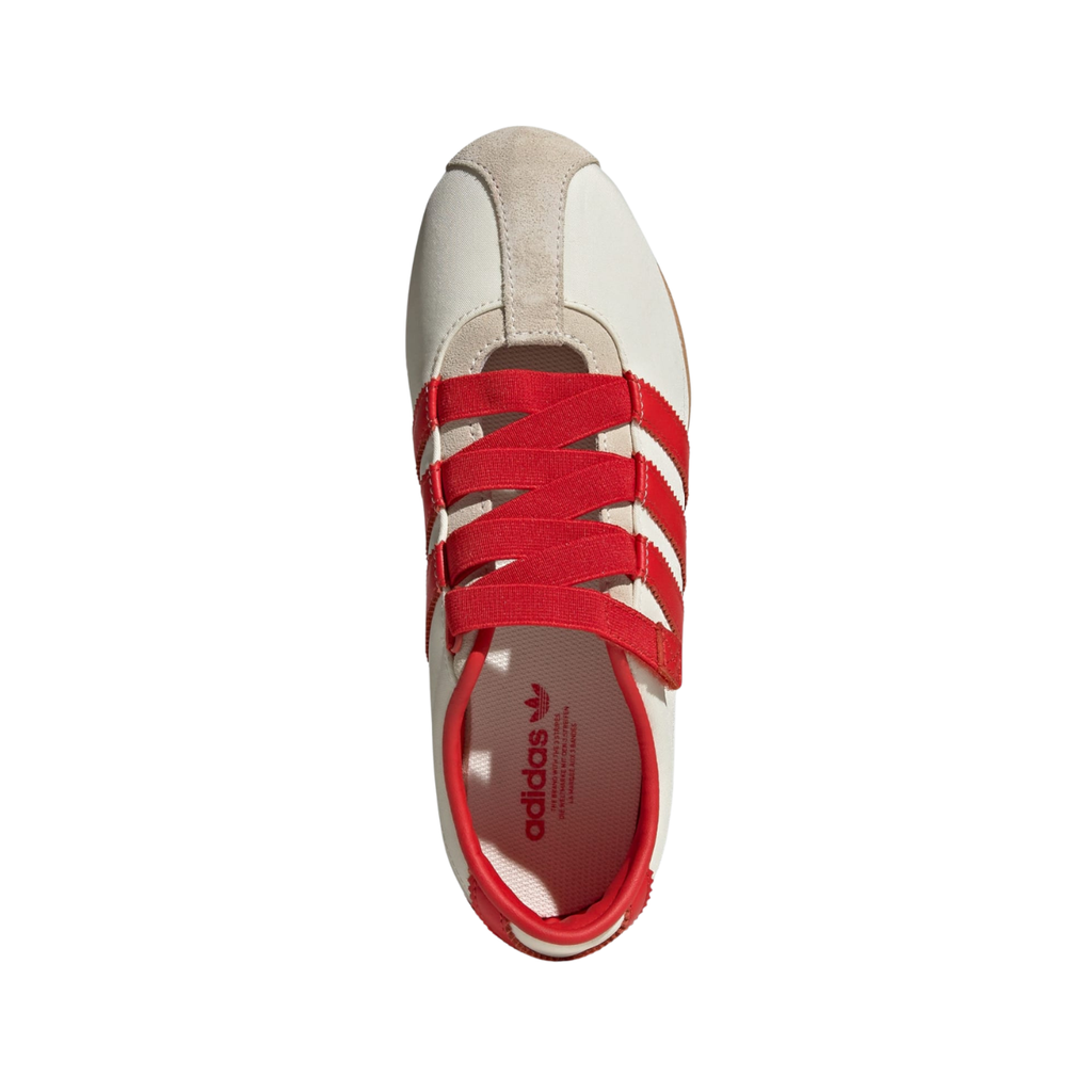 Adidas Tokyo Mary Jane White Red ballet flats