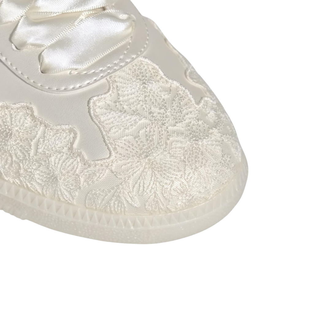 Adidas samba og chalk white silver metallic sneakers