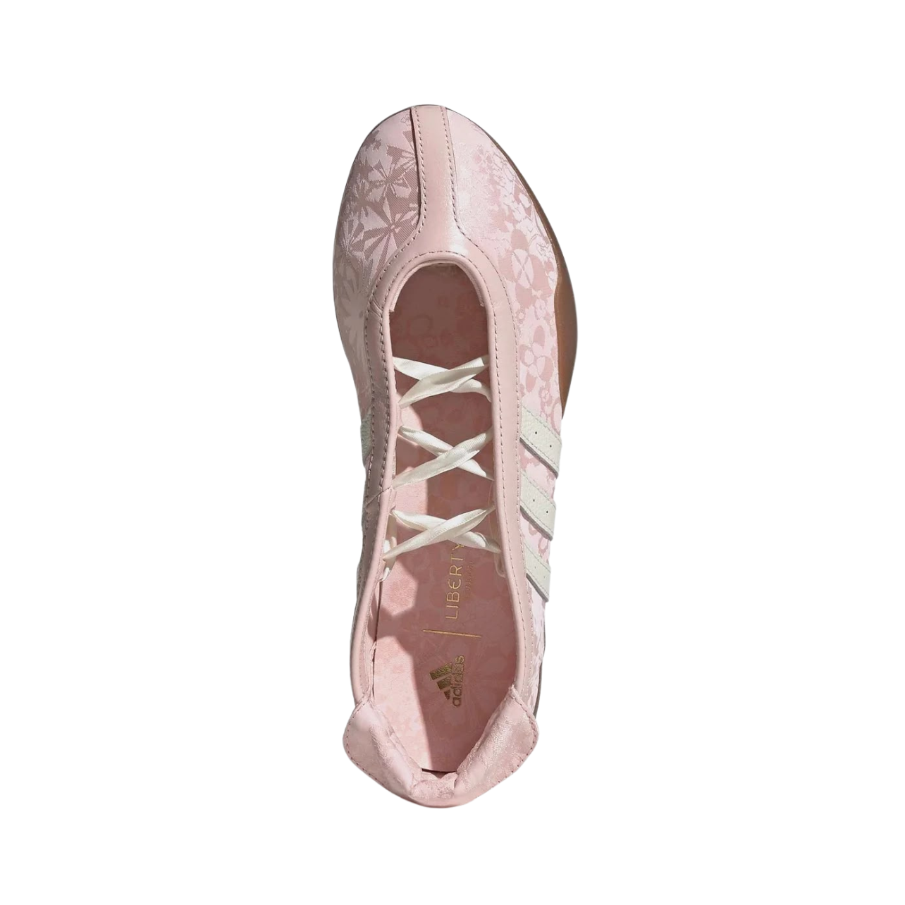 Adidas taekwondo mei satin jacquard sandy pink off white gum sneakers