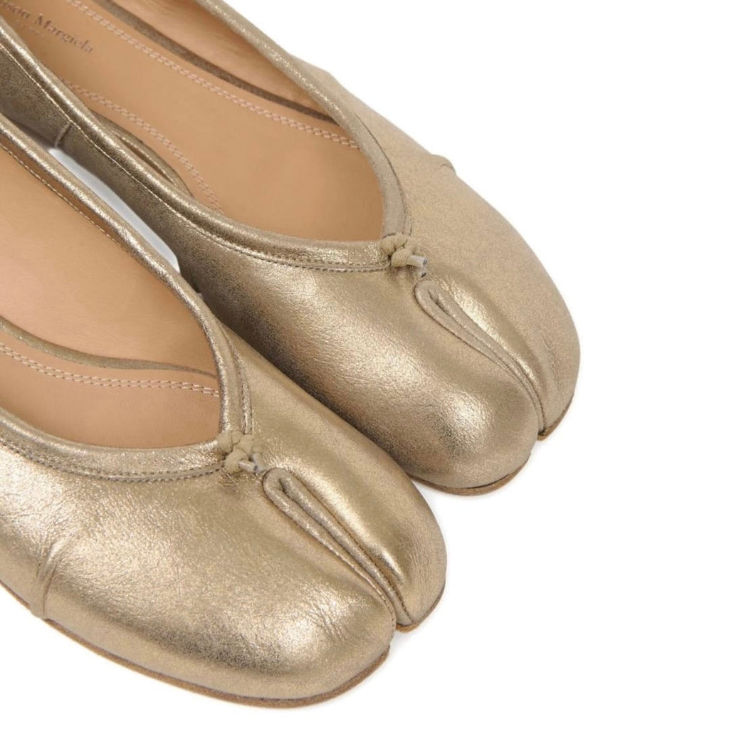 Maison Margiela Tabi Ballerina Cream Gold