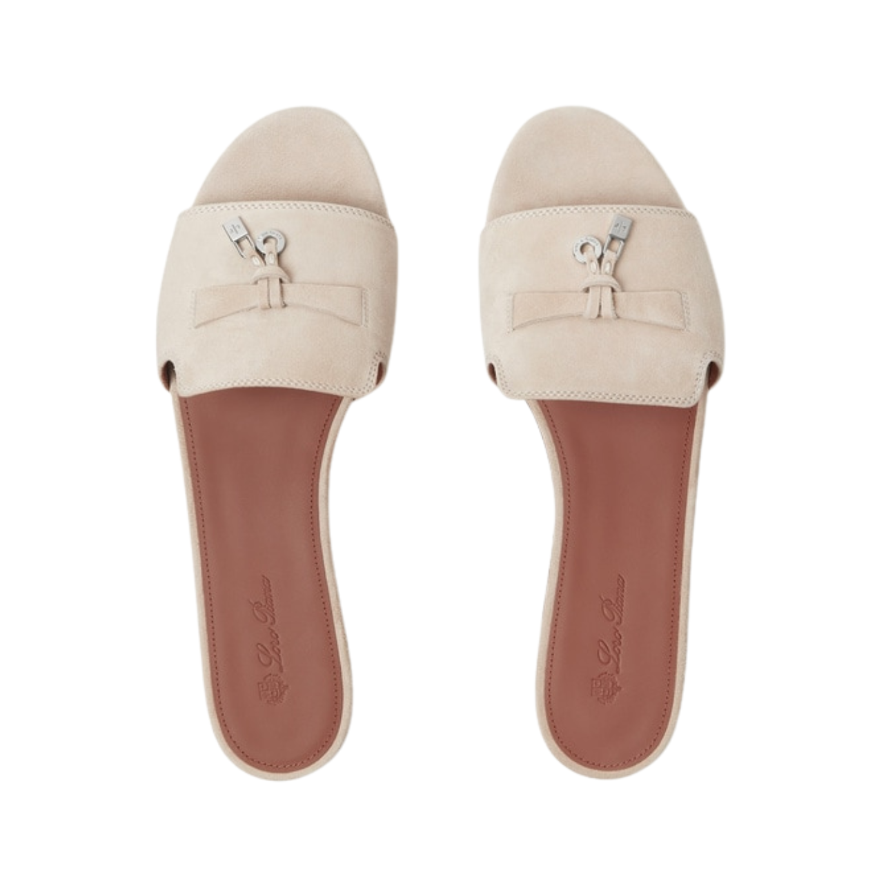 Loro piana summer charms sandal raw cashmere