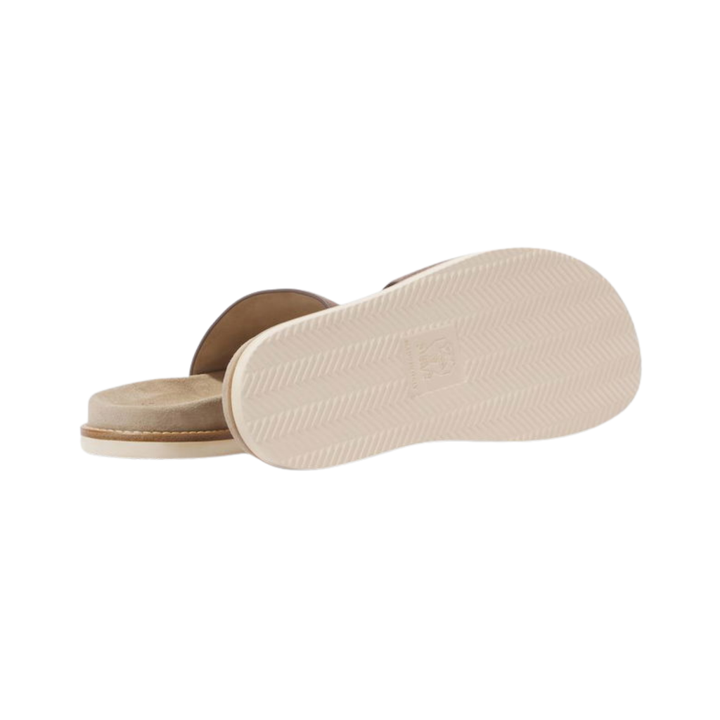 Brunello cucinelli suede slippers brown