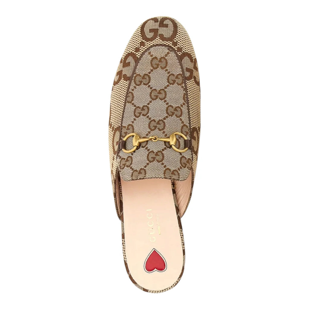 Gucci Wmns Jumbo GG Princetown Slipper 'Camel