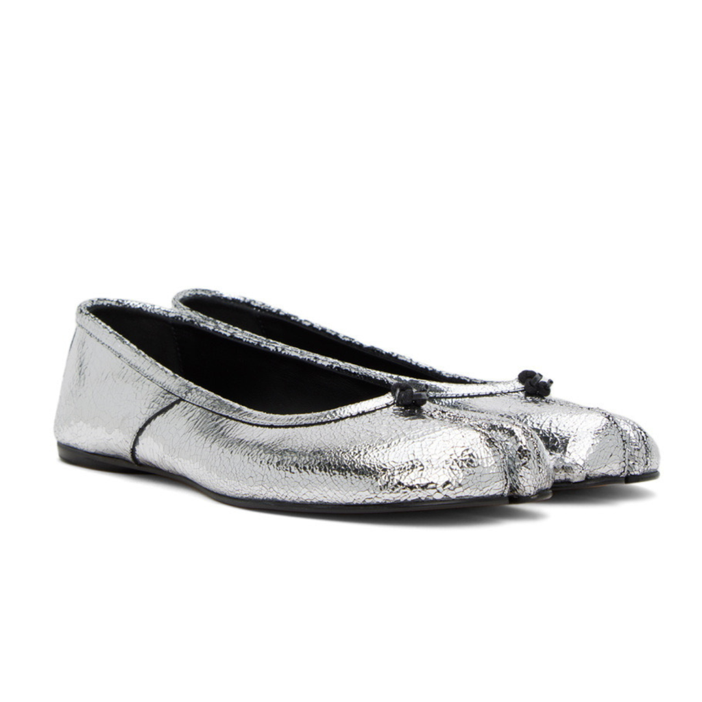 Maison Margiela Tabi Ballerina Cream Sliver
