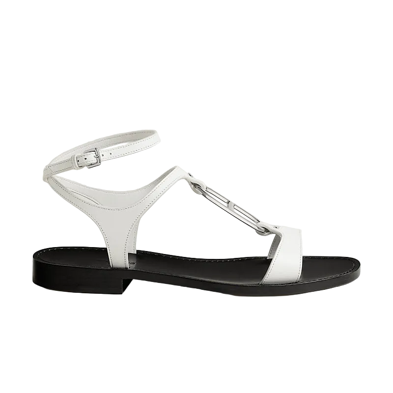 Hermès Marinella sandal 'Blanc'